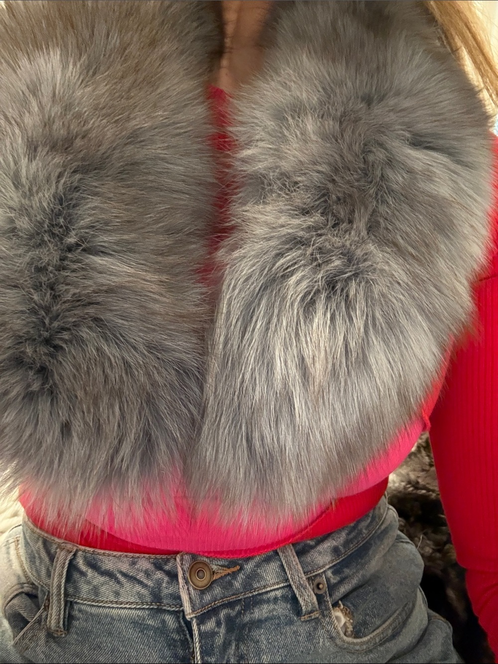 Real Fox fur scarf